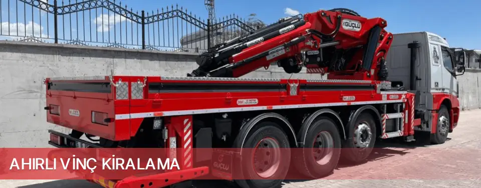 Ahırlı İlçemi Vinç Kiralama